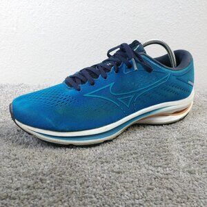 Mizuno Wave Rider 25 Womens Size 10 Running Shoes Low Top Sneakers Blue